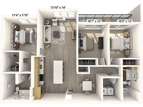 Floor plan C3
