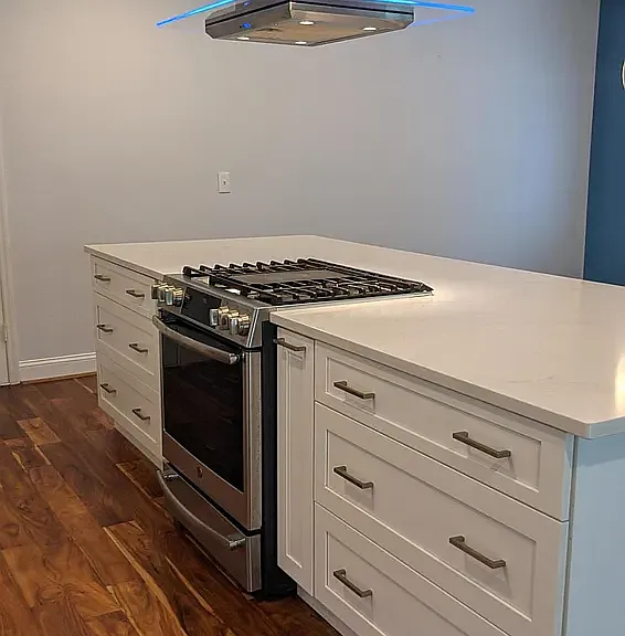 tons of storage with soft close cabinetry