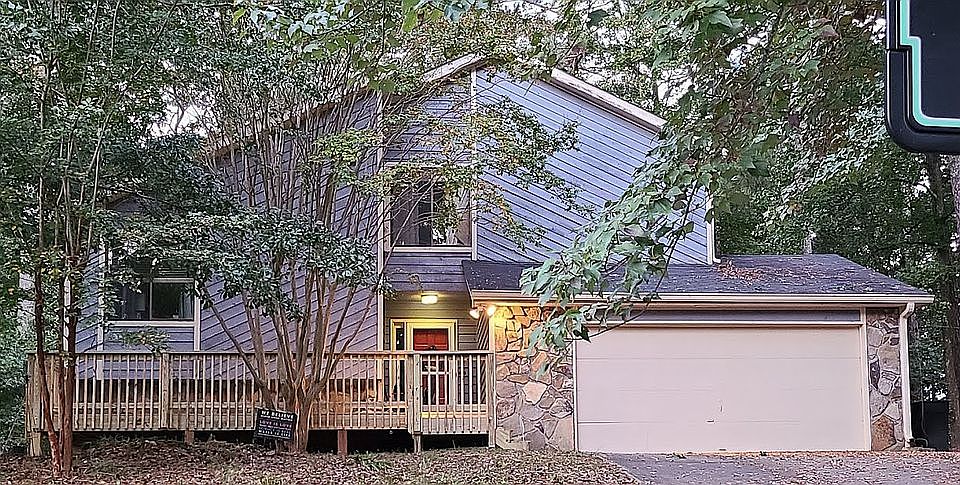 House with front porch added