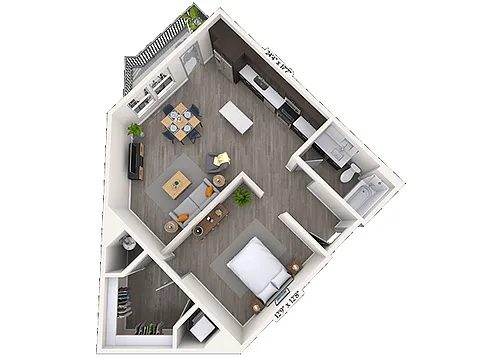 Floor plan A2A