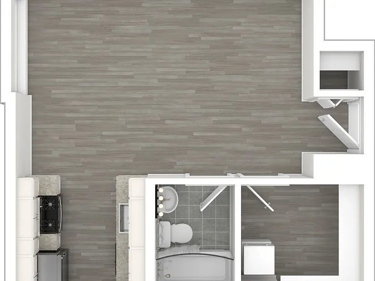 Studio G - 475 sq ft, with walk-in closet