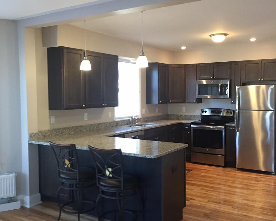 open concept kitchen/dining room
