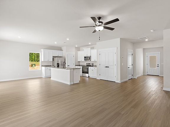 Open-concept living area