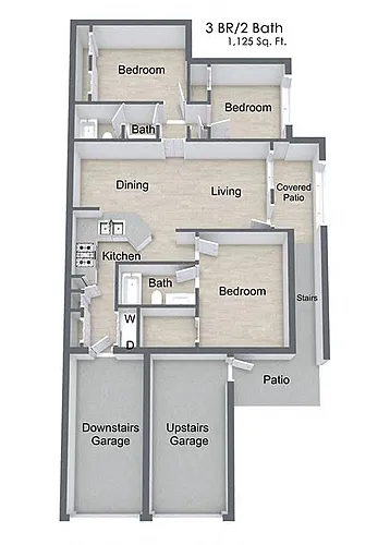 Floor plan Three Bedroom