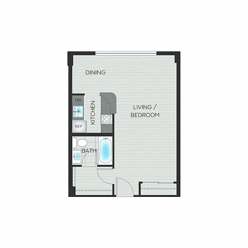 Floor plan Studio