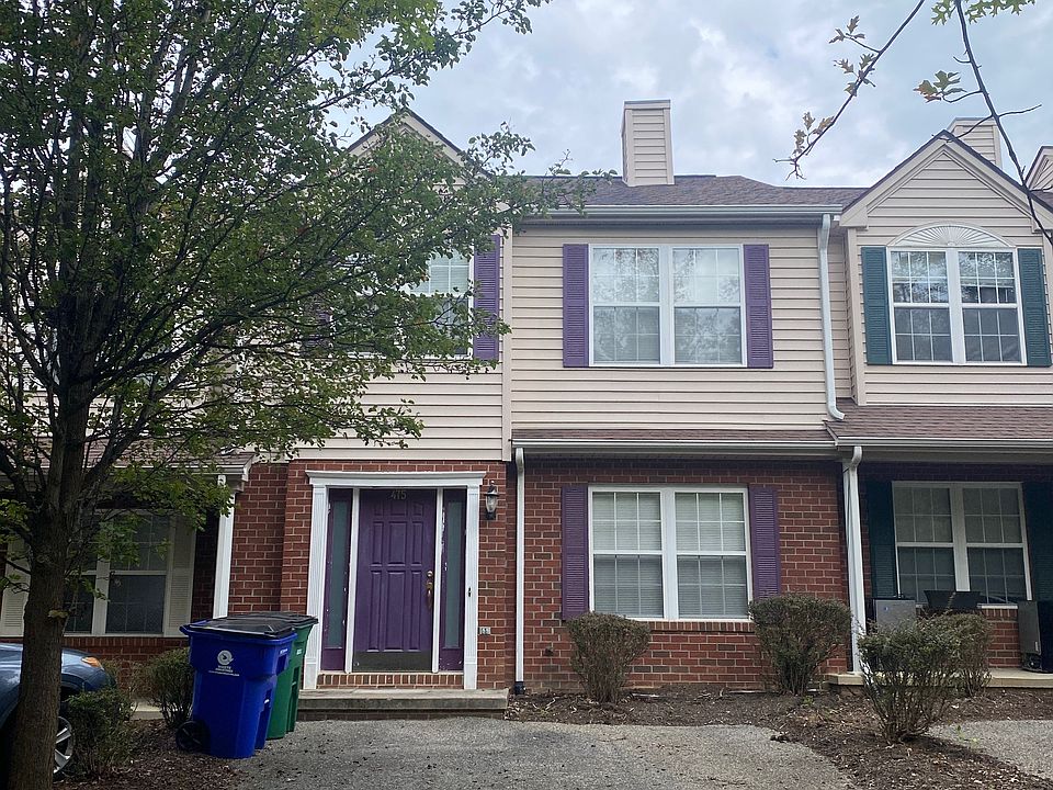 Front of townhome. Space for one vehicle. Additional vehicles can park on the street where there is ample space very close by.