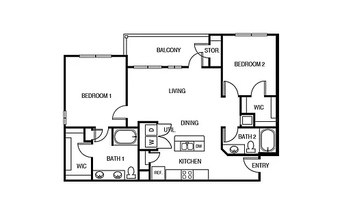 Floor plan The Texas Oak