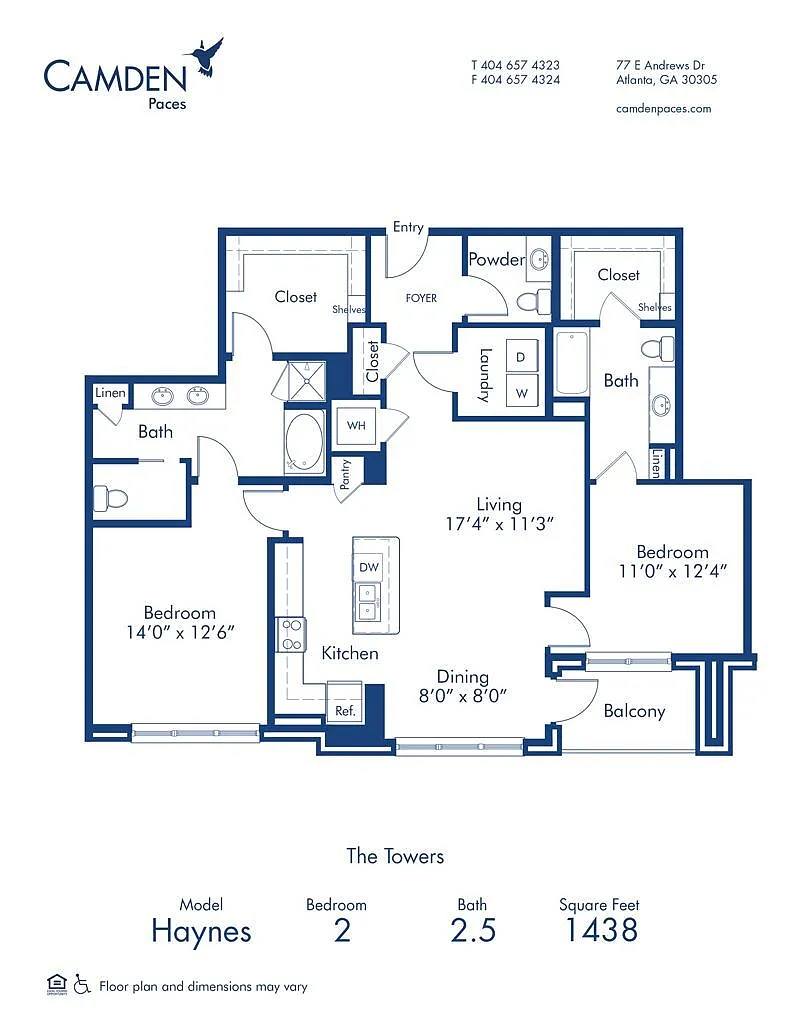 Floor plan Haynes