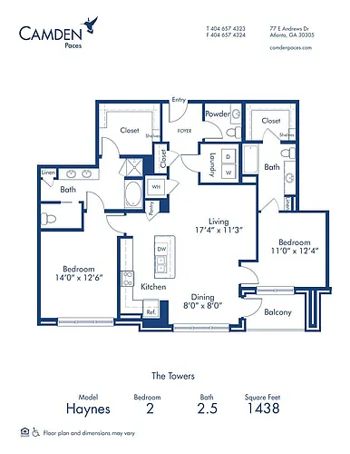 Floor plan Haynes