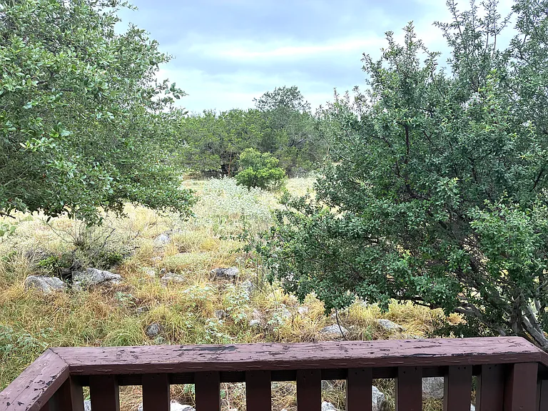Back Porch Facing Ranch Land