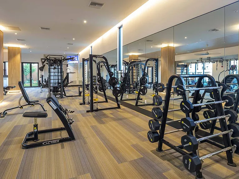 Stay active and fit in our fully equipped fitness center, designed to support your wellness goals.