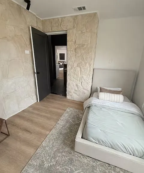 Front bedroom, attached to laundry room