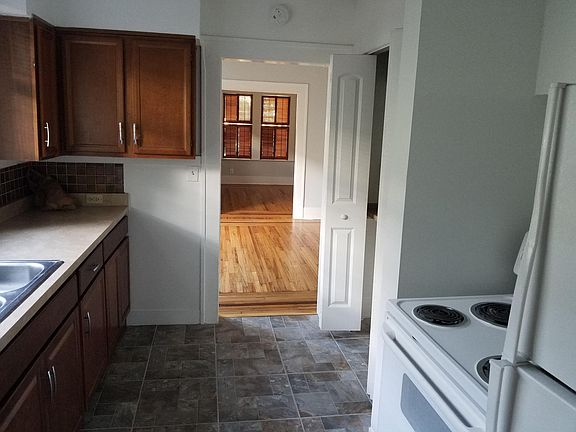 Recently remodeled kitchen new tile, bay window, new countertops etc.