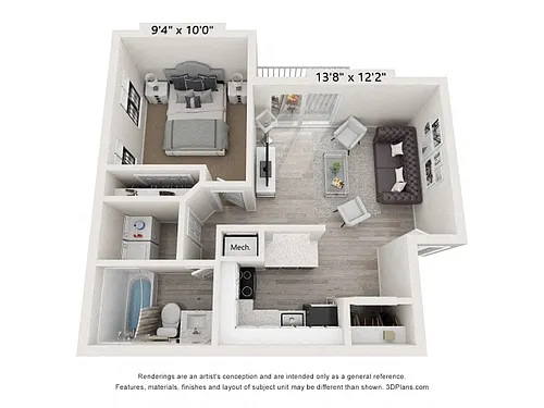 Floor plan A1R