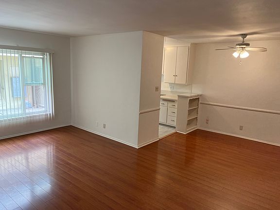 Dining area and living room