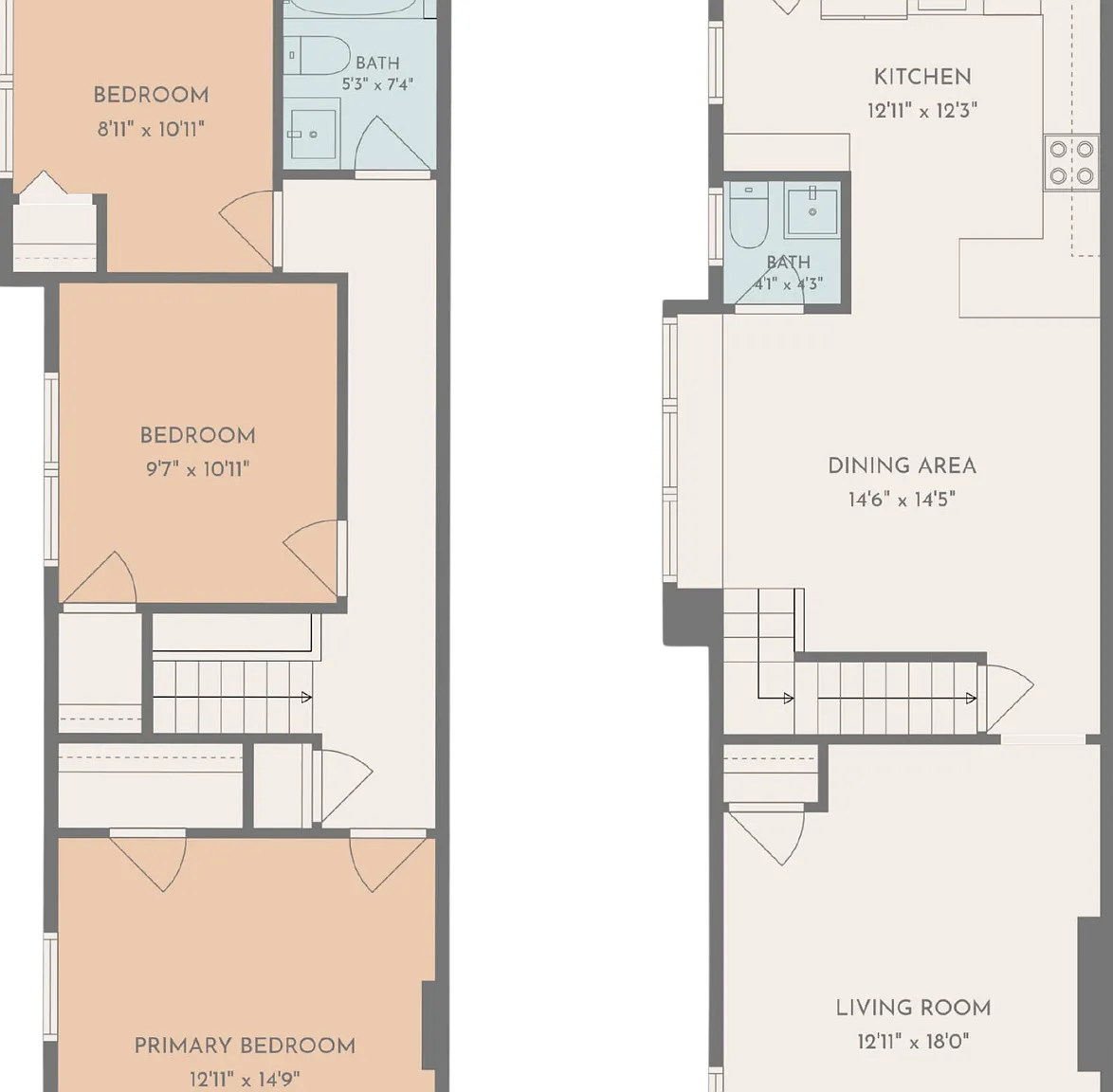 3 bed, 1.5 bath, 1298 sqft, $1,695 — Photo 2