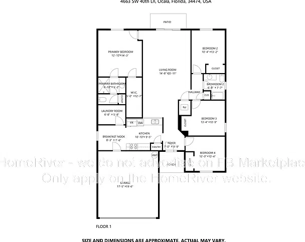 4 bed, 2.0 bath, 1604 sqft, $1,895 — Photo 3