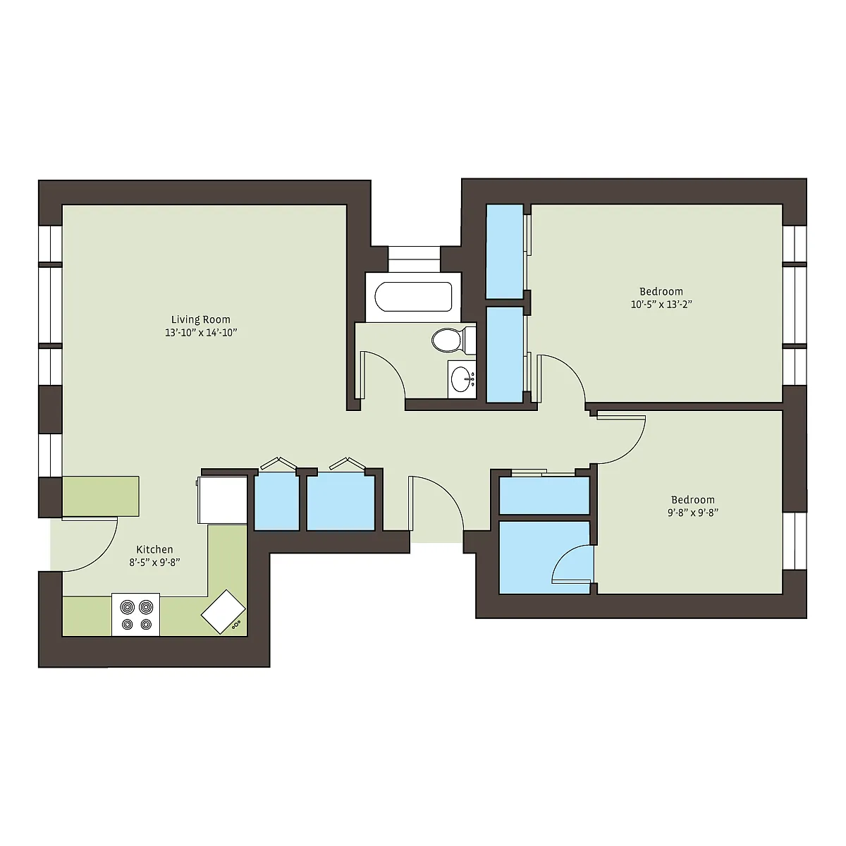 Floor plan 5301-2B1