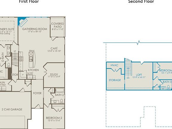 Home Design Layout with Included Structural Options