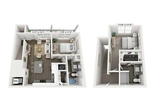 Floor plan Topaz Townhome - Attached Garage