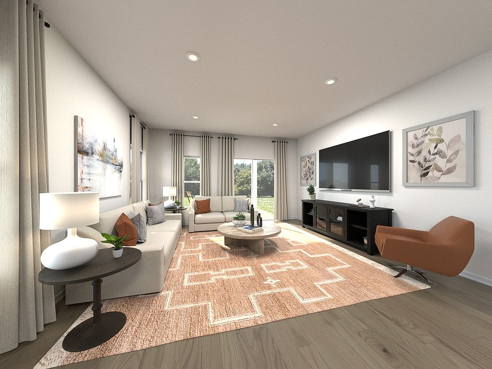 Virtually Staged Living Room