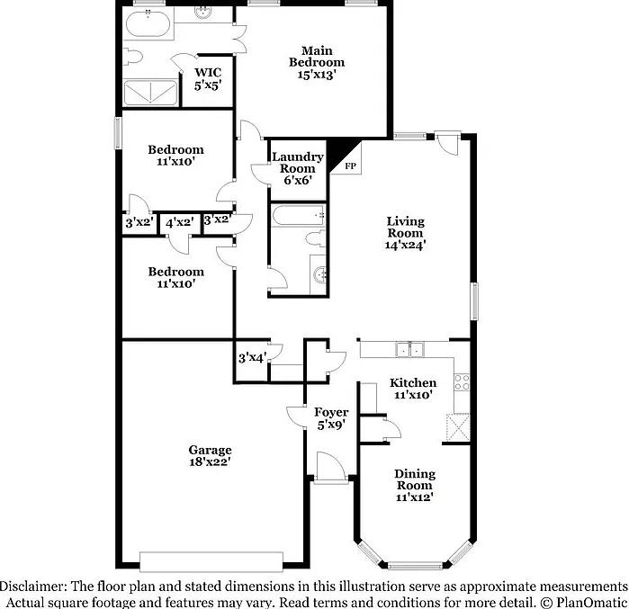 3 bed, 2.0 bath, 1400 sqft, $1,860 — Photo 2