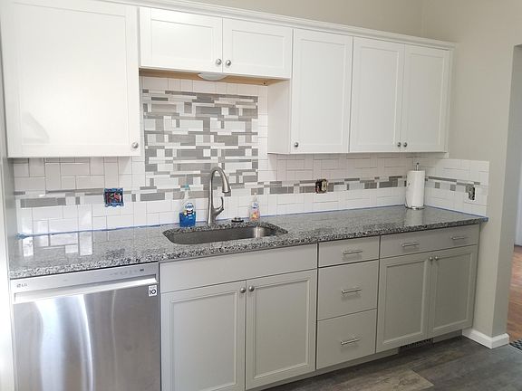 Brand new kitchen with garbage disposal