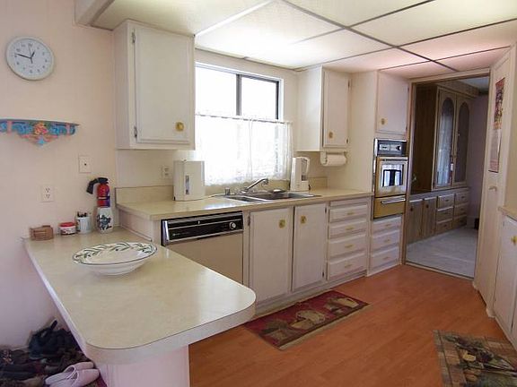 Galley style kitchen