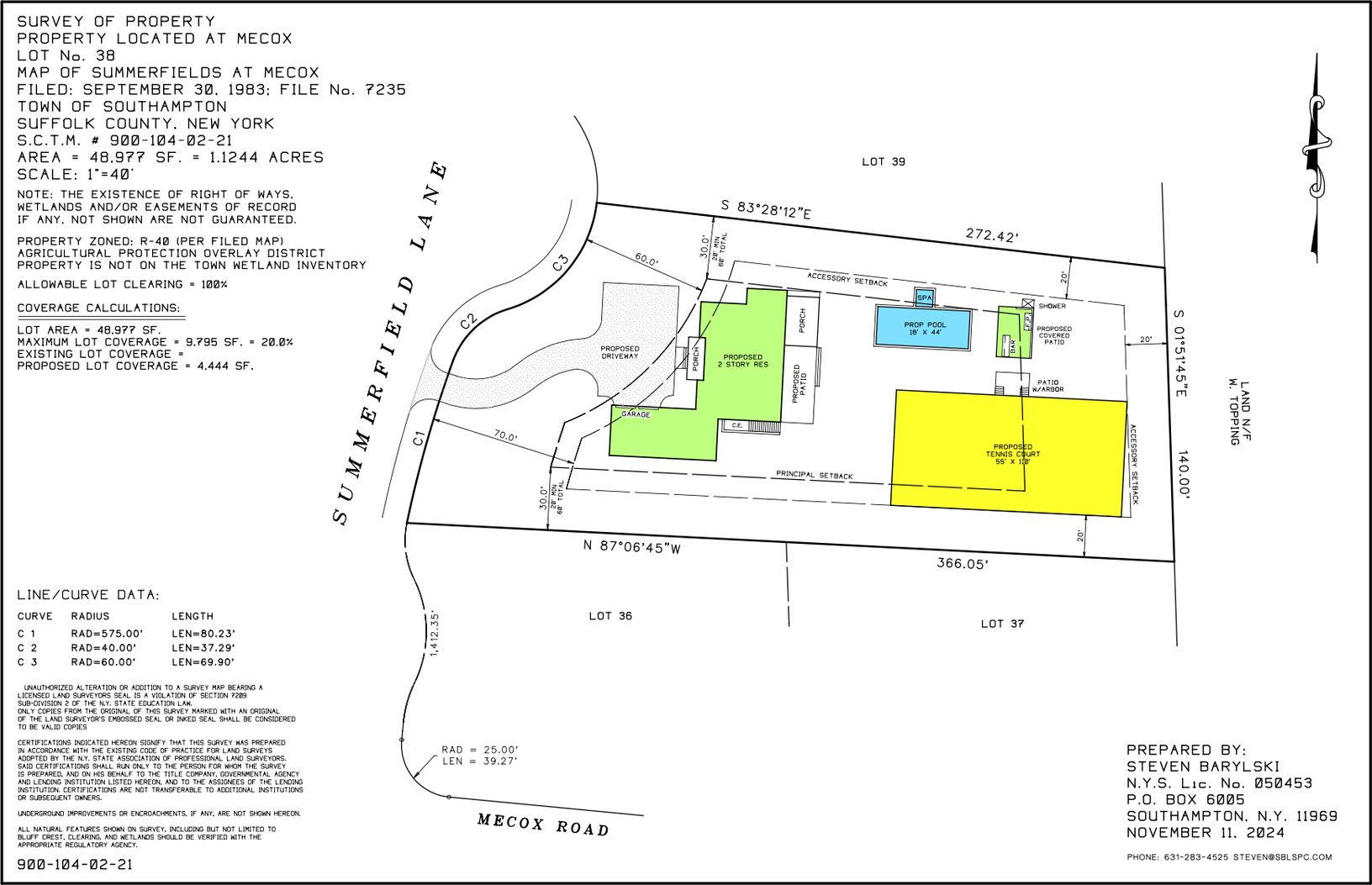  Proposed Site Plan