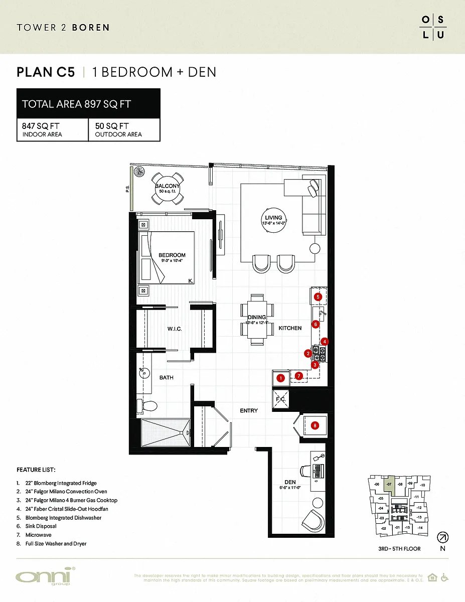 Floor plan Boren C5