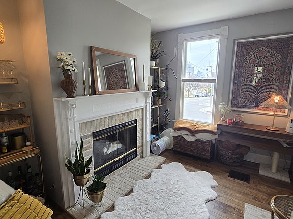 Dining Room w/ Fireplace - Currently Being Used As Second Living Room