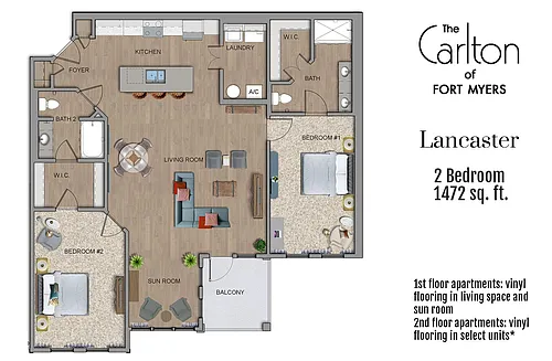 Floor plan Lancaster