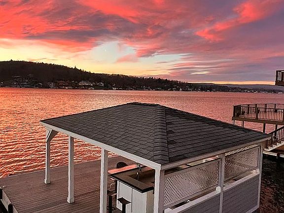 Beautiful sunsets from dock
