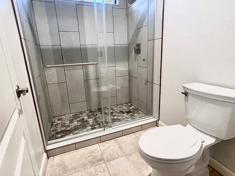 New shower and toilet July 2026