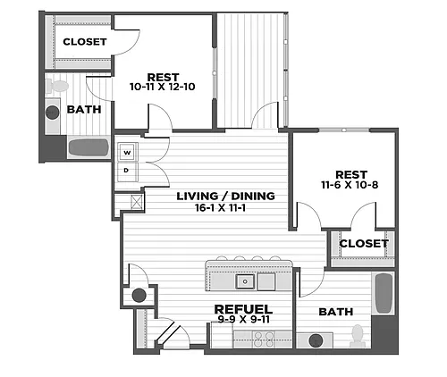 Floor plan B2D