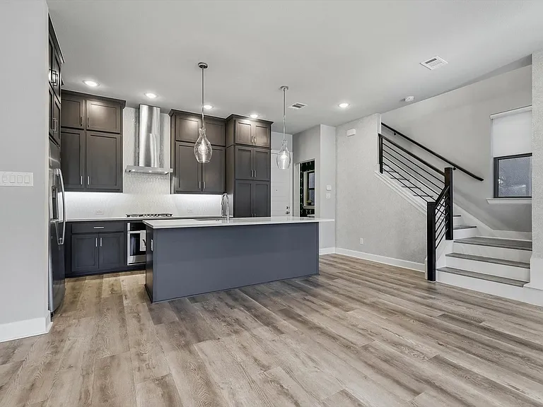 Open concept Kitchen, Dining and Living Room