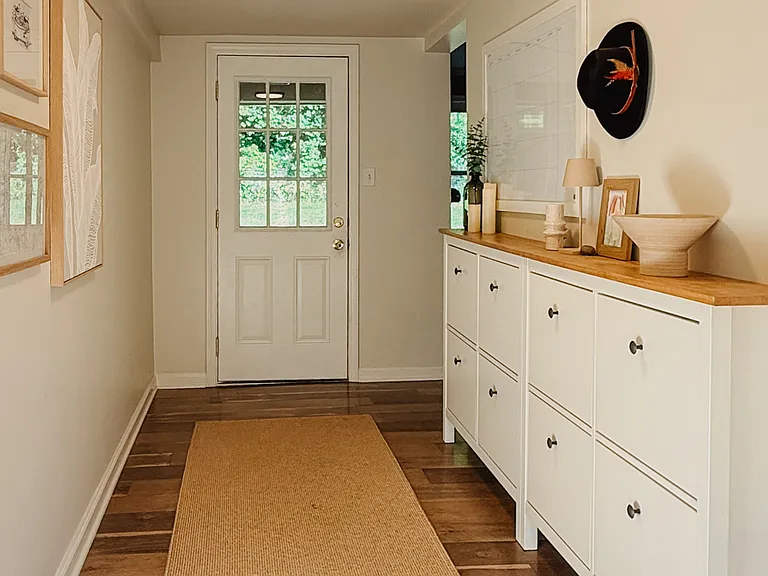 Entryway opens directly to the backyard