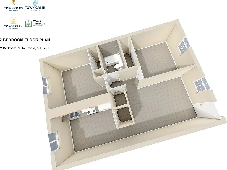 Town Oaks Apartments — Photo 26