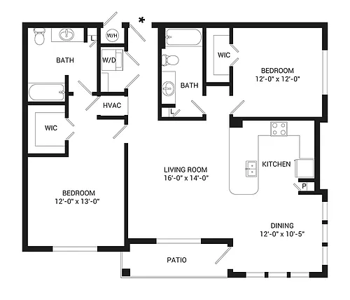 Floor plan Burgundy