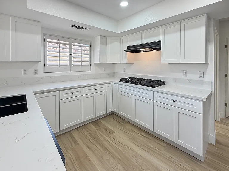 Newly renovated kitchen with new appliances