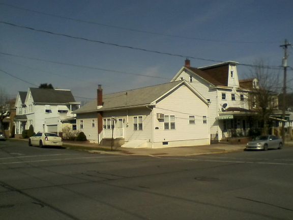 Street view looking northwest.