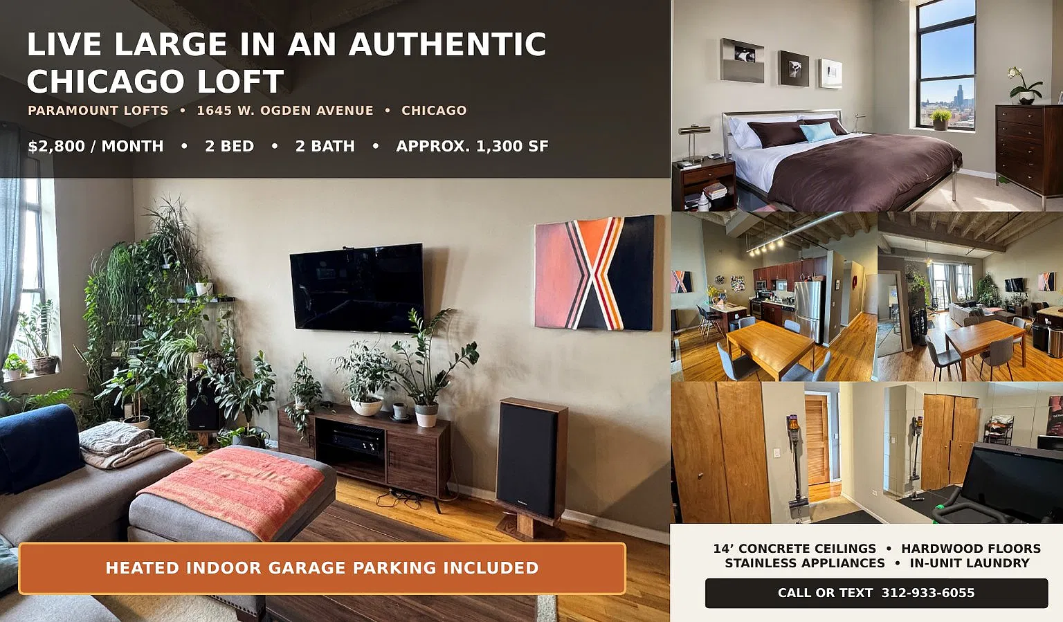2 bed, 1300 sqft, $2,800 — Photo 1