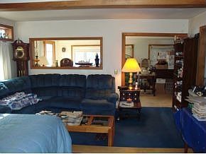 Living Room Leads to Sunroom