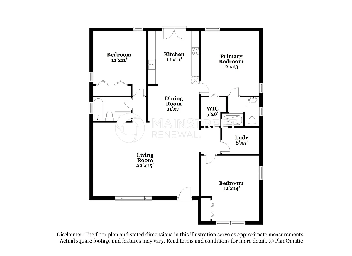 Floor Plan - 5688 SE Pine Ave