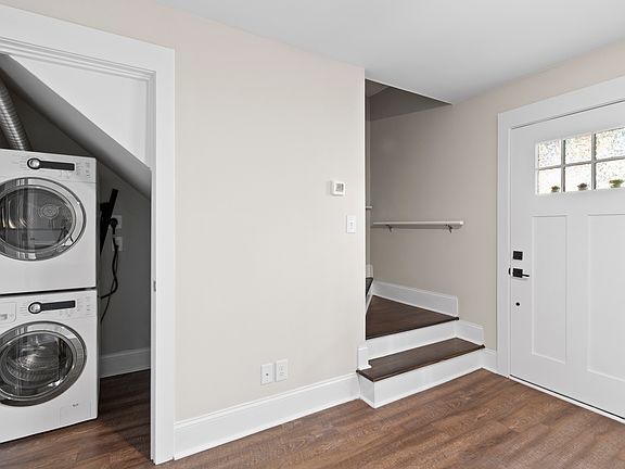 The washer and dryer are included with the apartment unit.