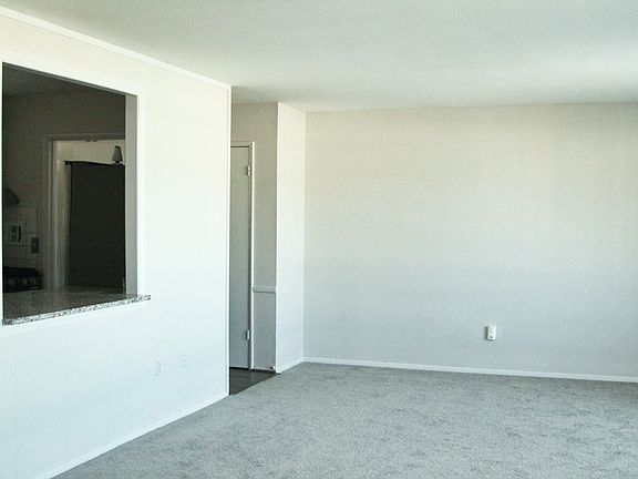 A view of the living room from the dining room