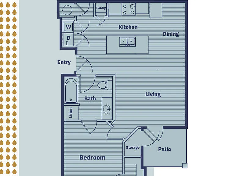 The Chenille: 1BR 1BA