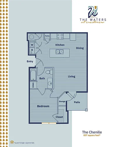 Floor plan The Chenille