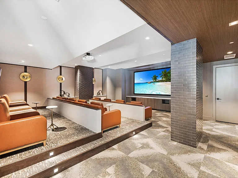 Private media room