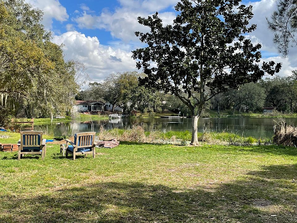 Lake view from backyard